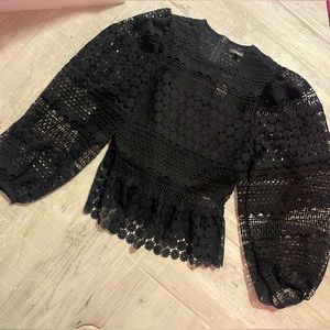 Express crochet blouse. NWT.